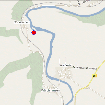 Das Saalecamp am Kraftwerk am Wehr in D&ouml;britschen